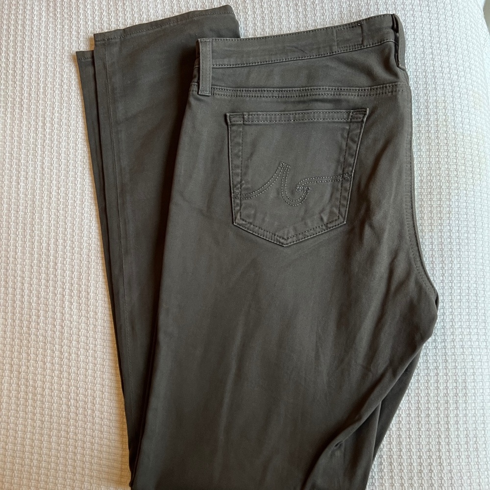 AG Adriano Goldschmied Stilt Cigarette Leg 32R, dark gray